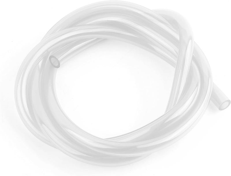 Figpade ID 5mm x OD 8mm Motorcycle Fuel Line Hose,Flexible Fuel Hose with Anti-aging PVC for Fuels Gas Transportation,Professional Gas Line Hoses for Motorcycle Petrol Diesel System (Transparent) - Image 1